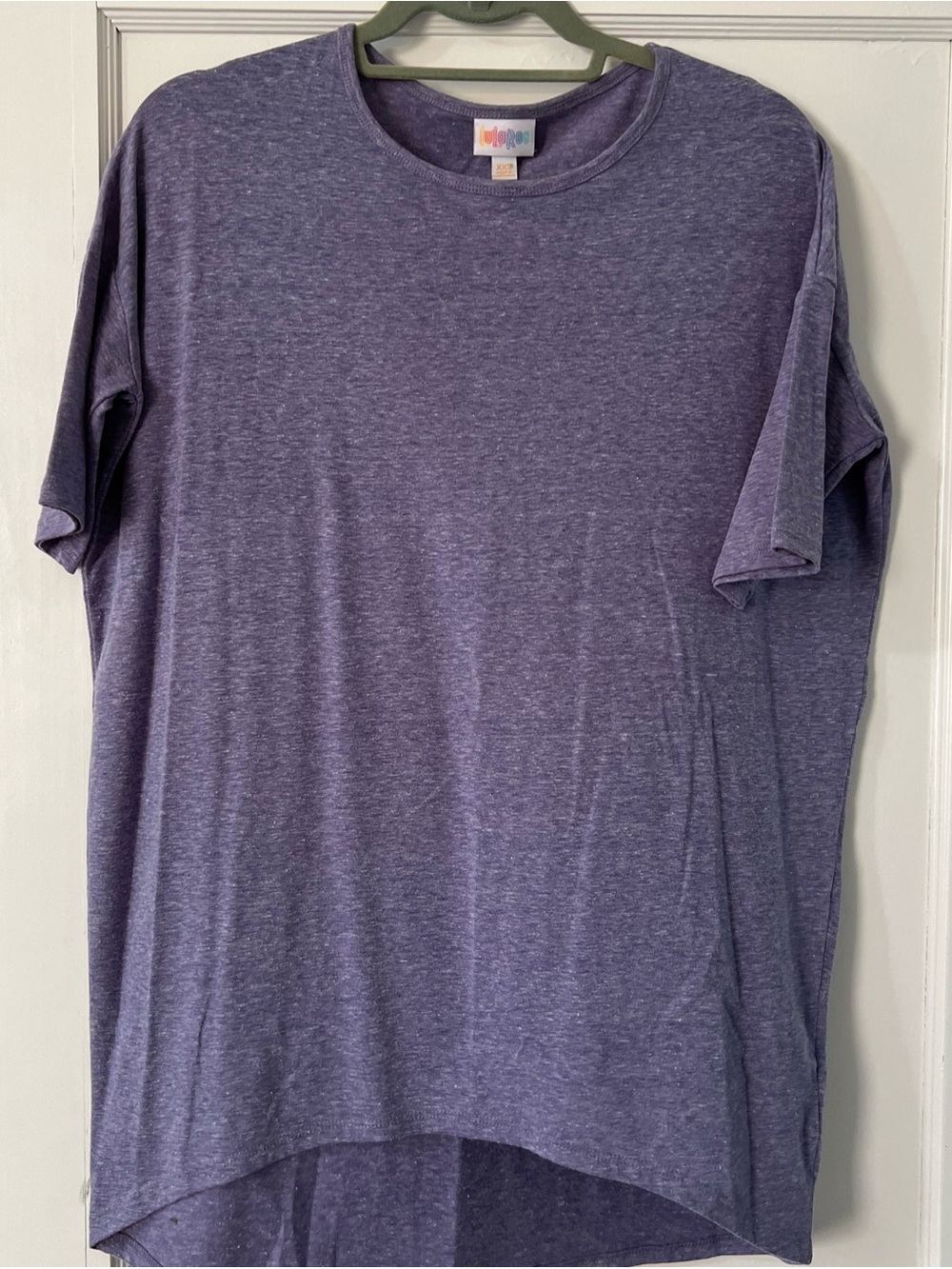 LuLaRoe Purple Short Sleeve Tunic Top